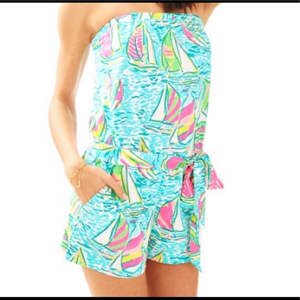 Lilly Pulitzer Romper You gotta Regetta